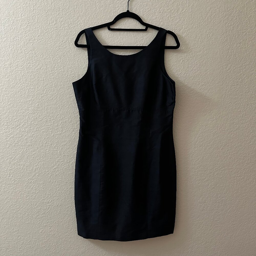 Ann Taylor Boatneck Black Dress